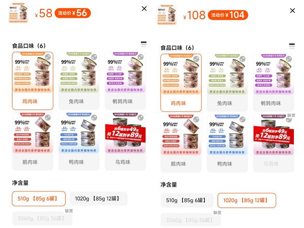 喵招鸡肉罐头测评