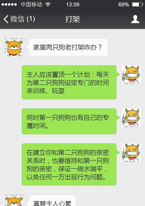 如何防止狗狗打架——建立和谐的犬群关系（培养社交技巧，预防犬只冲突）