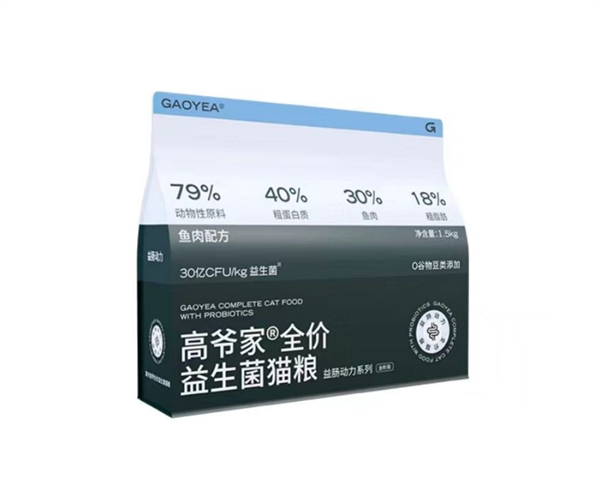高爷家鱼肉益生菌猫粮测评 高爷家鱼肉益生菌猫粮测评