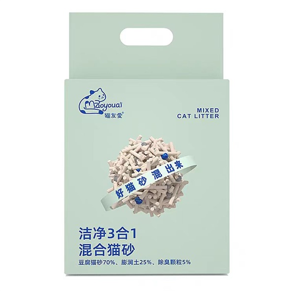 猫友爱3合1混合猫砂测评