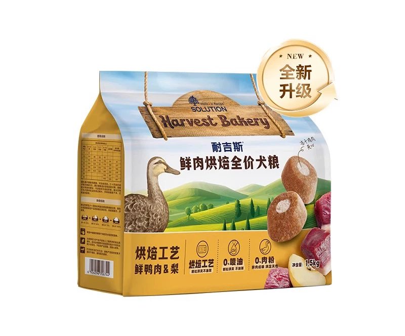 烘焙夹心狗粮测评：鸭肉梨配方适口性佳，清热降火效果显著