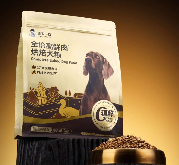 诚实一口黑金鲜肉烘焙犬粮测评 抗泪痕效果如何？