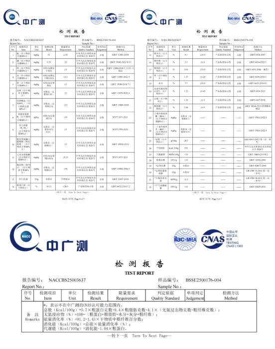 海洋之星三文鱼狗粮检测报告