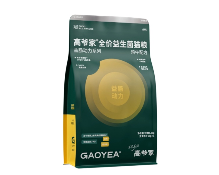 高爷家益生菌3.0猫粮测评 适口性与营养分析