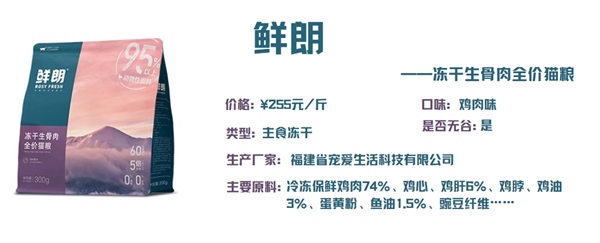 猫咪主食冻干怎么选?鲜朗冻干猫粮测评 鲜朗冻干猫粮测评