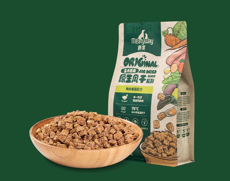 爵宴鸭肉果蔬风干犬粮怎么样？