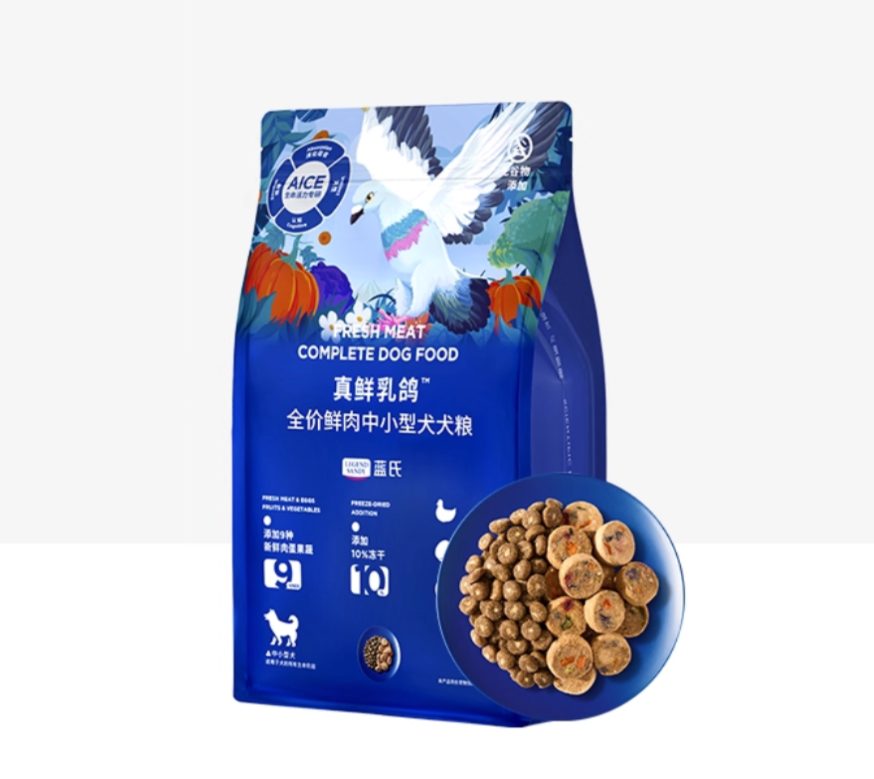 蓝氏真鲜乳鸽狗粮测评｜配方透明适口性好但性价比一般