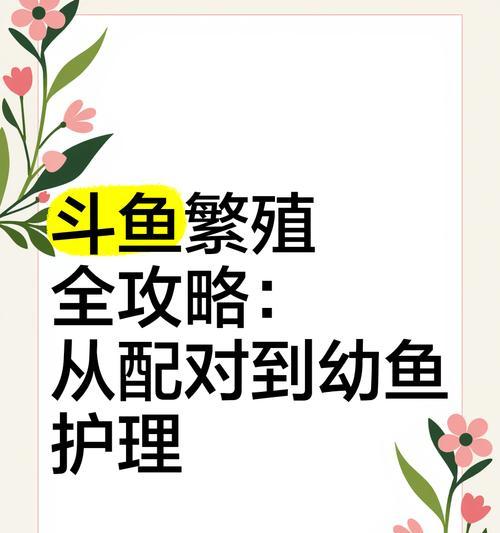 斗鱼卵孵化与小鱼饲养指南：孵化周期及方法，养护全攻略