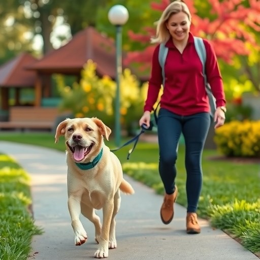 遛狗狗的重要性——增进宠物与人的感情（遛狗狗）