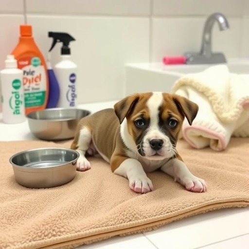 宝宝狗狗的清洁秘籍（三个月大的狗狗适合多久洗一次澡？）