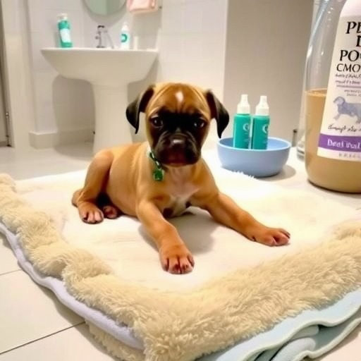 宝宝狗狗的清洁秘籍（三个月大的狗狗适合多久洗一次澡？）