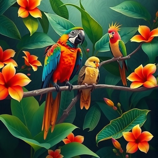 鹦鹉类鸟的多样品种及其特点(了解鹦鹉类鸟的品种和名称,探索其令人惊叹的多样性) 鹦鹉类鸟的多样品种及其特点(了解鹦鹉类鸟的品种和名称,探索其令人惊叹的多样性)