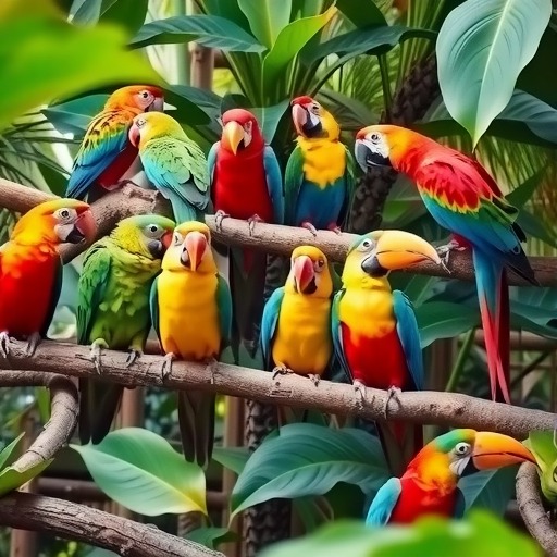 鹦鹉类鸟的多样品种及特征（探索鹦鹉类鸟的丰富多样性及特点）