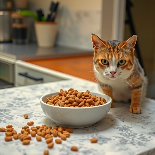 小猫吃东西不嚼怎么办？