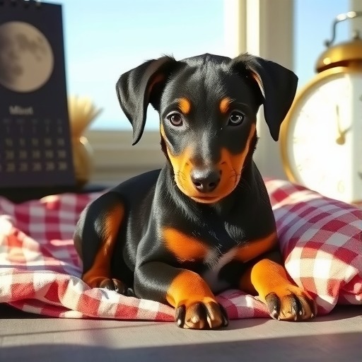 以杜宾立耳——耐心等待完美外貌的时刻（探索杜宾立耳的成长历程与时间节点）