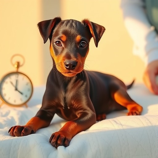 以杜宾立耳——耐心等待完美外貌的时刻（探索杜宾立耳的成长历程与时间节点）