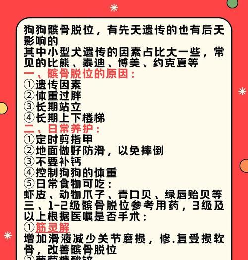 泰迪髌骨脱位（髌骨脱位对泰迪犬寿命的影响及预防措施）