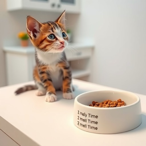 如何合理安排猫咪的饮食时间和频率（三个月大猫咪的科学喂养方法，让它健康成长）