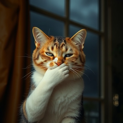 猫咪发出咕噜声一定是舒服吗？