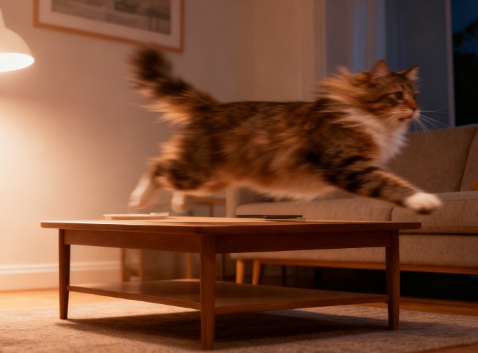 猫咪半夜跑酷怎么办？