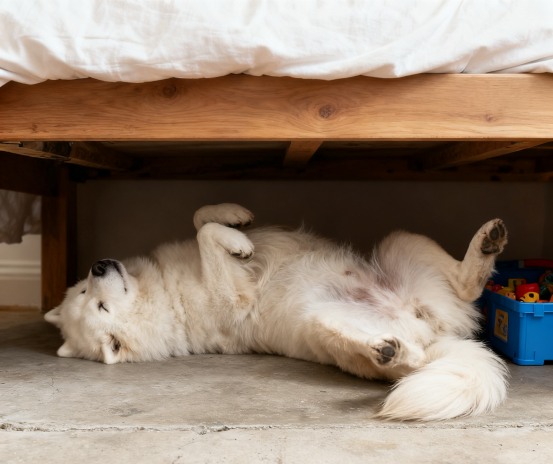 为什么有些狗狗喜欢睡在床底下？