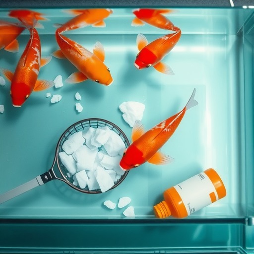 养锦鲤要注意的盐和药的使用时机（养鲤养得好，水质药浴要到位）