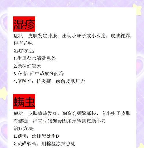 狗狗皮肤过敏（了解过敏反应，找到最佳治疗策略）