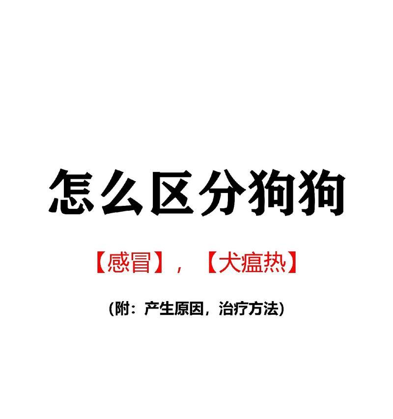 狗狗感冒应该如何治疗？（细小犬瘟是否是感冒的症状？应该如何辨别？）