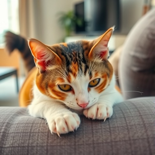 为什么你一回家猫就去磨爪子？