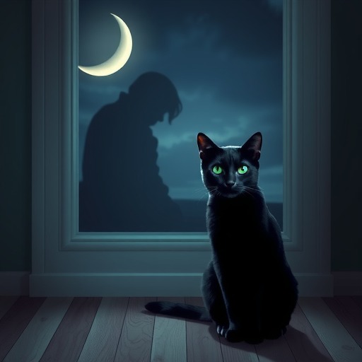 夜晚中猫咪的神秘行为（探究猫咪对着某个地方长时间叫唤的原因）