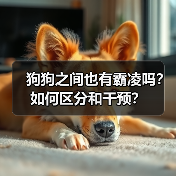 狗狗之间也有霸凌吗？如何区分和干预？