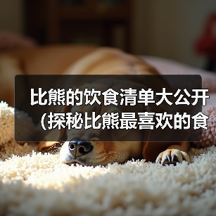 比熊的饮食清单大公开（探秘比熊最喜欢的食物，帮助你了解如何科学喂养你的宠物）（图3）