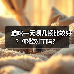 猫咪一天喂几顿比较好？你做对了吗？