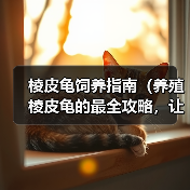 棱皮龟饲养指南(养殖棱皮龟的最全攻略,让你做个成功的养殖者)(图4) 棱皮龟饲养指南(养殖棱皮龟的最全攻略,让你做个成功的养殖者)(图4)