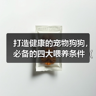 打造健康的宠物狗狗，必备的四大喂养条件（以宠物的角度看待狗狗的饮食，保障其健康成长）（图2）