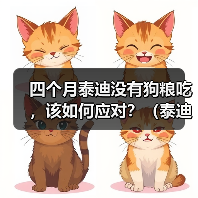 四个月泰迪没有狗粮吃，该如何应对？（泰迪狗狗生病，无法食用狗粮时该如何喂养？）（图2）