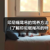 印尼锯尾吊的饲养方法（了解印尼锯尾吊的特点和适宜饲养环境，让它们健康成长）（图4）