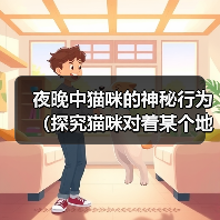 夜晚中猫咪的神秘行为(探究猫咪对着某个地方长时间叫唤的原因) 夜晚中猫咪的神秘行为(探究猫咪对着某个地方长时间叫唤的原因)