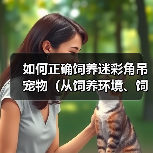如何正确饲养迷彩角吊宠物(从饲养环境、饲料、水质等方面详解如何让迷彩角吊健康成长)(图4) 如何正确饲养迷彩角吊宠物(从饲养环境、饲料、水质等方面详解如何让迷彩角吊健康成长)(图4)