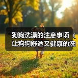 狗狗洗澡的注意事项(让狗狗舒适又健康的洗澡技巧)(图1) 狗狗洗澡的注意事项(让狗狗舒适又健康的洗澡技巧)(图1)