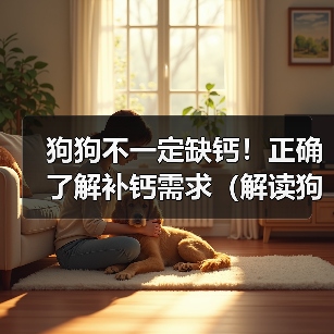 狗狗不一定缺钙！正确了解补钙需求（解读狗狗的补钙迷思与正确的饮食安排）