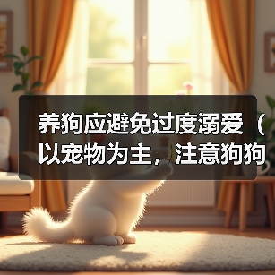 养狗应避免过度溺爱(以宠物为主,注意狗狗教育)(图2) 养狗应避免过度溺爱(以宠物为主,注意狗狗教育)(图2)