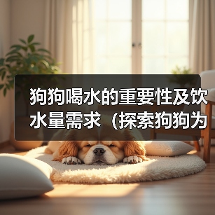 狗狗喝水的重要性及饮水量需求（探索狗狗为什么需要大量饮水和每日饮水量的建议）（图2）