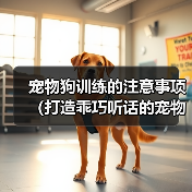 宠物狗训练的注意事项(打造乖巧听话的宠物狗)(图3) 宠物狗训练的注意事项(打造乖巧听话的宠物狗)(图3)