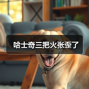 哈士奇三把火张歪了（图3）