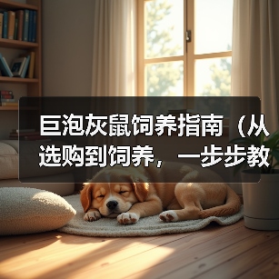 巨泡灰鼠饲养指南(从选购到饲养,一步步教你养宠物灰鼠)(图1) 巨泡灰鼠饲养指南(从选购到饲养,一步步教你养宠物灰鼠)(图1)