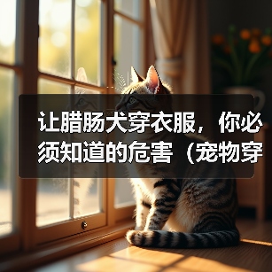 让腊肠犬穿衣服，你必须知道的危害（宠物穿衣服的负面影响及如何保护它们的健康）（图3）