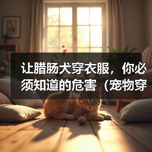让腊肠犬穿衣服，你必须知道的危害（宠物穿衣服的负面影响及如何保护它们的健康）（图2）