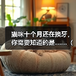 猫咪十个月还在换牙，你需要知道的是……（了解猫咪的换牙期，保护它们的口腔健康）（图3）