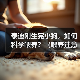 泰迪刚生完小狗，如何科学喂养？（喂养注意事项，营养搭配，健康保障）（图2）